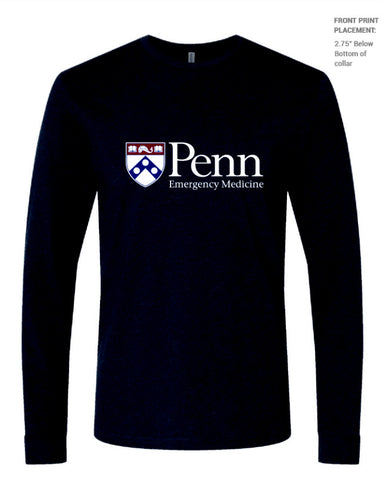 Penn Emergency Dept. Black Long Sleeve Tee