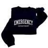 Penn Emergency Dept. Black Embroidered Crew Neck