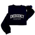 Penn Emergency Dept. Black Embroidered Crew Neck