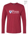 Penn Emergency Dept. Red Long Sleeve Tee