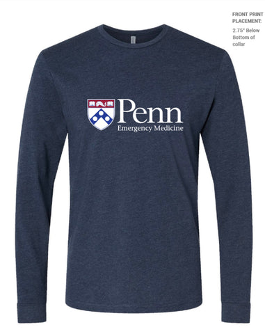 Penn Emergency Dept. Navy Long Sleeve Tee