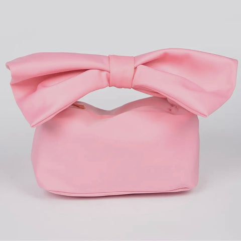 Pretty Pink Bow Clutch
