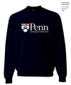 Penn Emergency Dept. Black Crew Neck