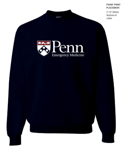 Penn Emergency Dept. Black Crew Neck